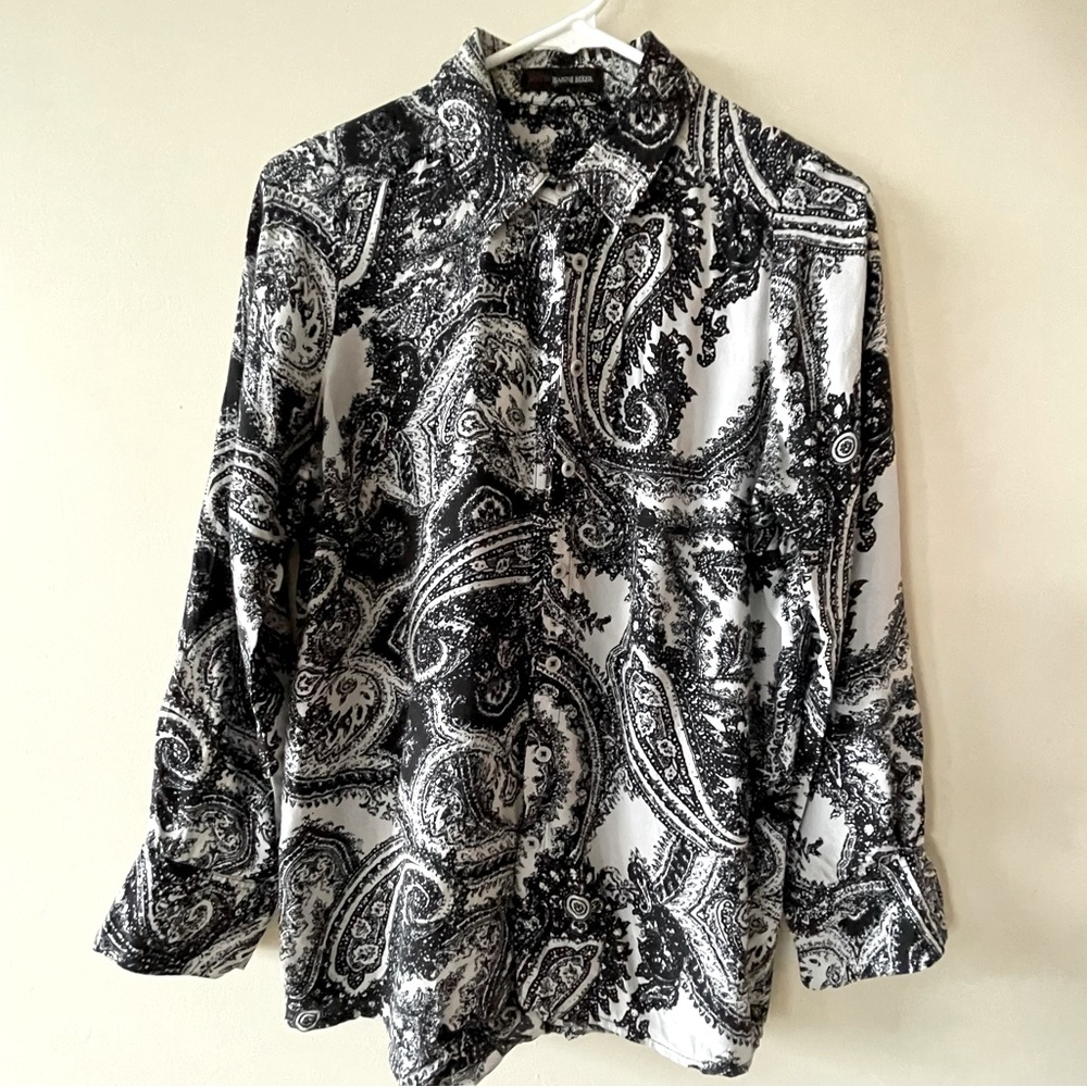 Jeanne Beker Paisley Blouse
